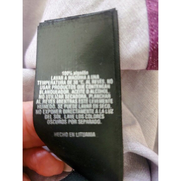 Ted Baker Men's Purple Dress Shirt Size 7 100% Cotton Lithuania Pre-Owned - Picture 8 of 8